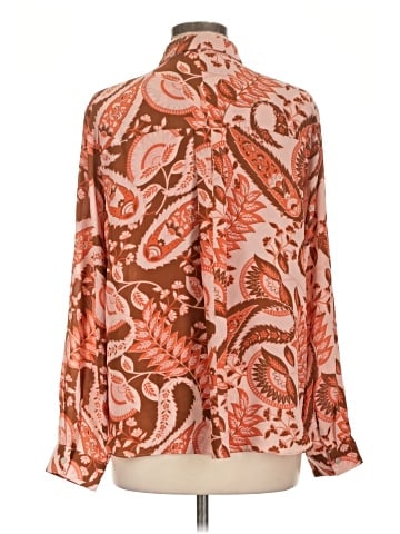 Rose + Olive Long Sleeve Blouse (view 2)