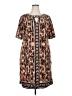 Avenue Animal Print Brown Casual Dress Size 18 Plus - photo 1