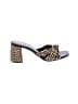 Universal Thread Houndstooth Black Sandals Size 9 1/2 - photo 1