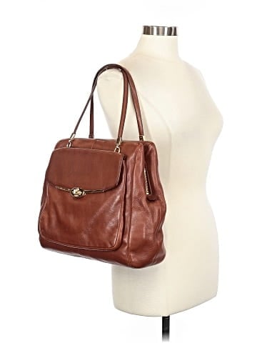 Coach Leather Satchel (view 2)