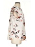 Fun2Fun Floral Ivory Short Sleeve Blouse Size S - photo 4