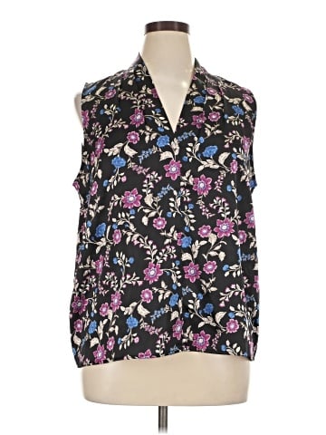 Ann Taylor Factory Sleeveless T-Shirt (view 1)