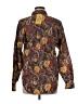 Westbound Paisley Brown Long Sleeve Button-Down Shirt Size M - photo 2