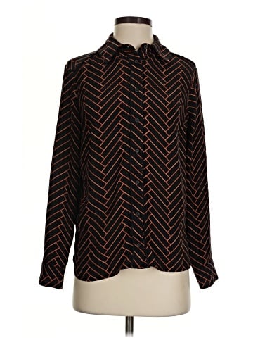 Topshop Long Sleeve Blouse (view 1)