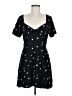 ABound Polka Dots Black Casual Dress Size M - photo 1