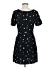 ABound Polka Dots Black Casual Dress Size M - photo 2