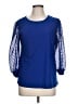 CeCe Blue 3/4 Sleeve T-Shirt Size L - photo 1