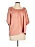 Nordstrom Pink Short Sleeve Blouse Size L - photo 1