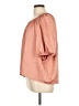 Nordstrom Pink Short Sleeve Blouse Size L - photo 5