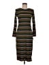 J.Crew Stripes Black Casual Dress Size 6 - photo 1
