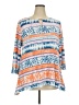 Ruby Rd. Orange 3/4 Sleeve Top Size 2X - photo 1