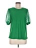 CeCe Green Short Sleeve Top Size M - photo 1