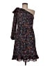 J.Crew 100% Polyester Print Black Cocktail Dress Size 6 - photo 1