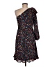 J.Crew 100% Polyester Print Black Cocktail Dress Size 6 - photo 2