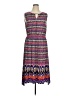 Ruby Rd. Print Purple Casual Dress Size 1X - photo 1