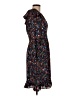 J.Crew 100% Polyester Print Black Cocktail Dress Size 6 - photo 4