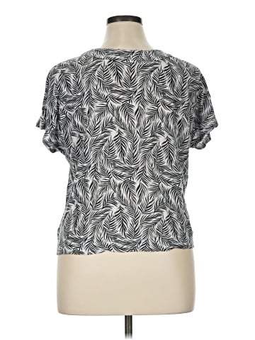 Tahari Short Sleeve Blouse (view 2)