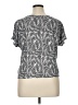 Tahari Gray Short Sleeve Blouse Size XL - photo 2