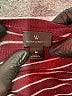 Worthington Stripes Burgundy Pullover Sweater Size M - photo 7
