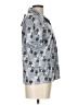 Energy Zone 100% Polyester Silver Short Sleeve Blouse Size L - photo 4