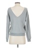 Zara 100% Cotton Solid Gray Pullover Sweater Size S - photo 2