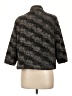 Alfred Dunner 100% Polyester Chevron-herringbone Gray Faux Fur Jacket Size 12 Petite - photo 2