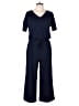 Anrabess Solid Blue Jumpsuit Size L - photo 1