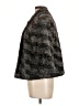 Alfred Dunner 100% Polyester Chevron-herringbone Gray Faux Fur Jacket Size 12 Petite - photo 5