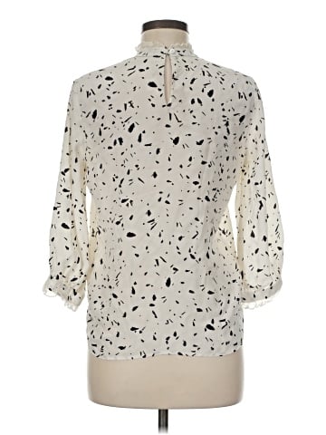 Unbranded 3/4 Sleeve Silk Top (view 2)