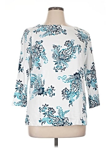 Croft & Barrow 3/4 Sleeve Blouse (view 1)