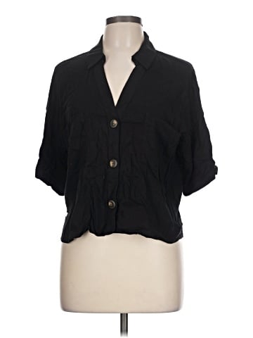 Moa Moa 3/4 Sleeve Button-Down Shirt (view 1)