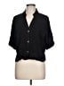 Moa Moa Black 3/4 Sleeve Button-Down Shirt Size L - photo 1