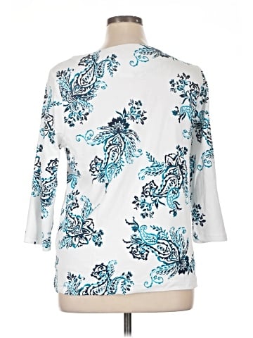 Croft & Barrow 3/4 Sleeve Blouse (view 2)