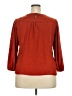 Zac & Rachel Red 3/4 Sleeve Blouse Size 2X - photo 2