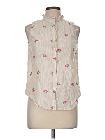Ann Taylor Sleeveless Button-Down Shirt (view 1)