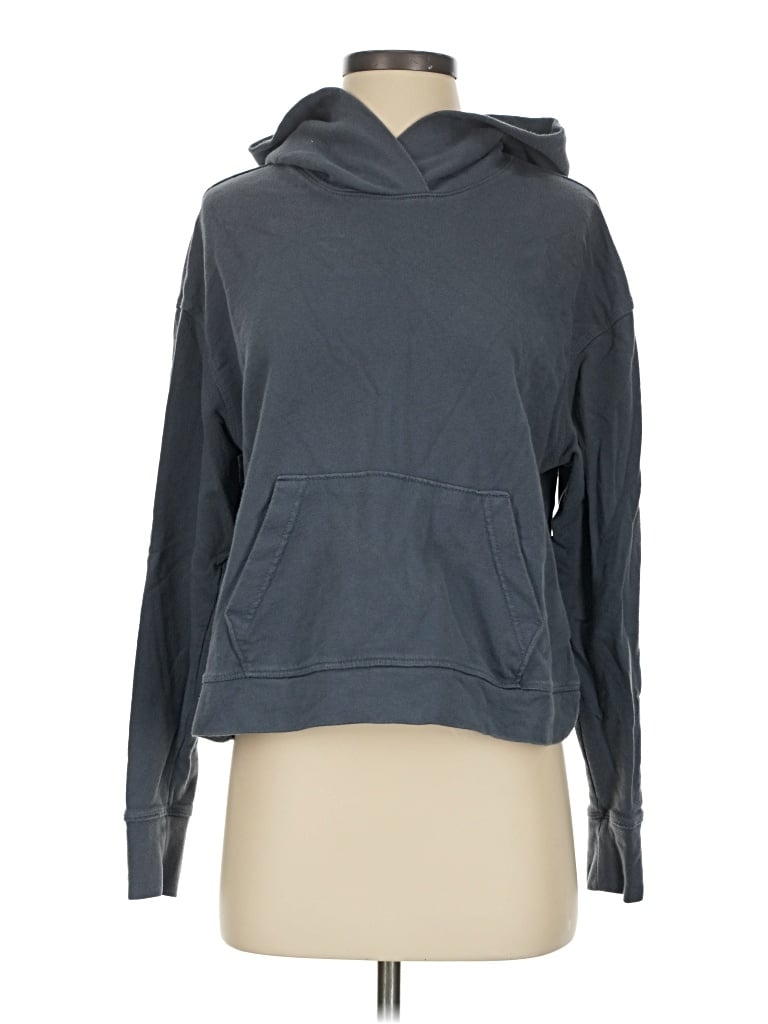 Pre-owned James Perse Pullover Hoodie In Gray