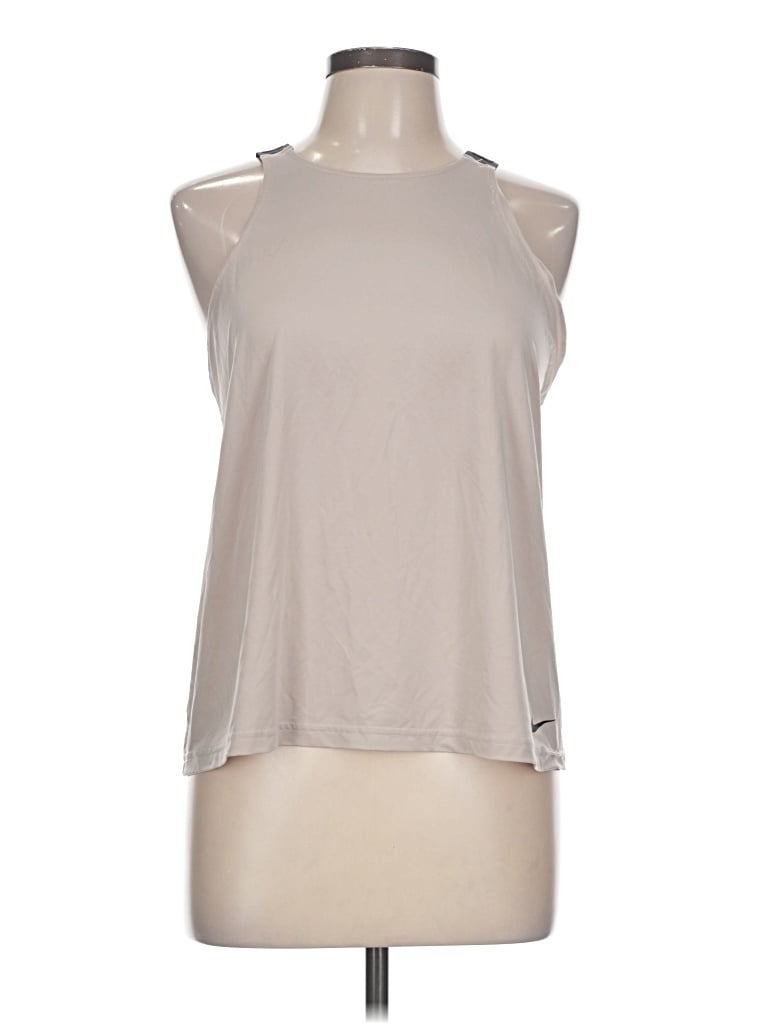 Click to view more detailed imagery on our partner's website Pre-owned Nike Sleeveless T-shirt In Tan