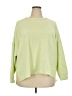 Maurices Solid Green Sweatshirt Size 2X - photo 1