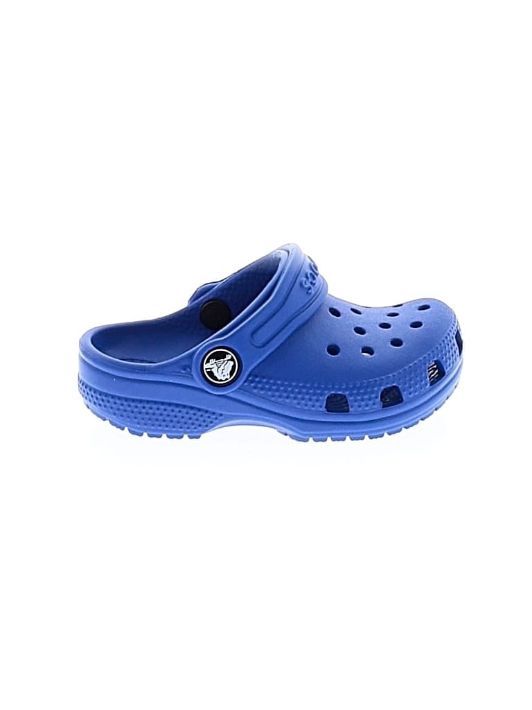Pre-owned Crocs Kids' Clogs In Blue