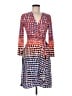 BCBGMAXAZRIA Print Blue Cocktail Dress Size M - photo 1
