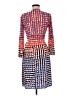 BCBGMAXAZRIA Print Blue Cocktail Dress Size M - photo 2