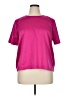 Ann Taylor 100% Polyester Pink Short Sleeve Top Size XL - photo 1