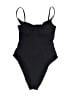 Unbranded Solid Black One Piece Swimsuit Size P (petite) - photo 1