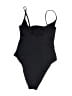 Unbranded Solid Black One Piece Swimsuit Size P (petite) - photo 2