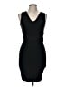 Bebe Solid Black Cocktail Dress Size M - photo 1