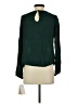 Copper Key 100% Rayon Green Long Sleeve Blouse Size S - photo 2