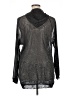 Unbranded 100% Polyester Metallic Black Gray Pullover Sweater Size XL - photo 2