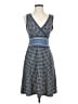 Max Studio Argyle Blue Cocktail Dress Size S - photo 1