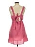 Originality Checkered-gingham Pink Casual Dress Size L - photo 2