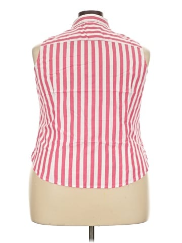 J.Crew Factory Store Sleeveless Button-Down Shirt (view 2)